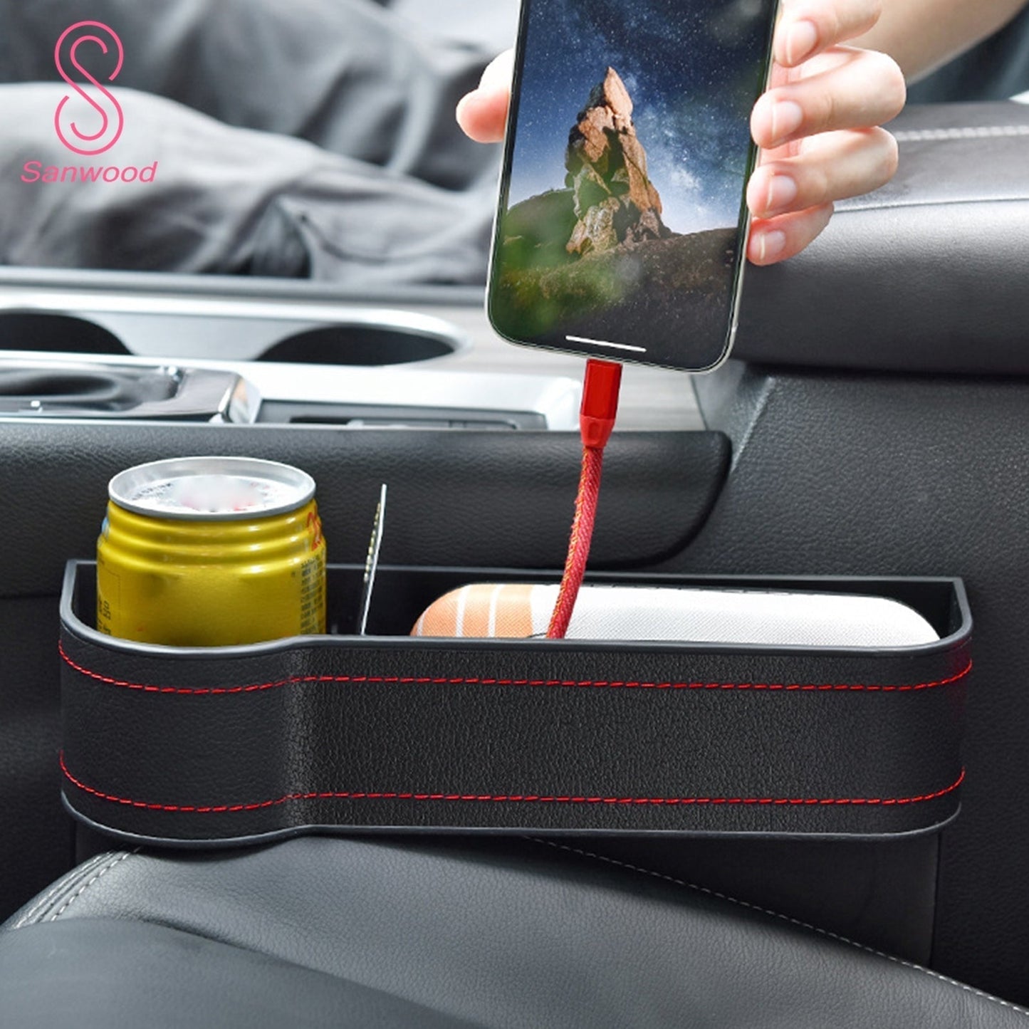 Pack of 2 Car Seat Gap Filler (Imported High Quality)